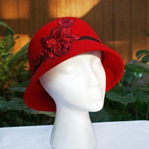 Festive Women's Red Hat